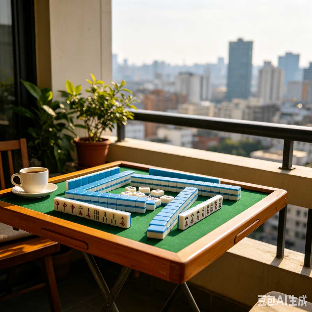 wood mahjong tiles